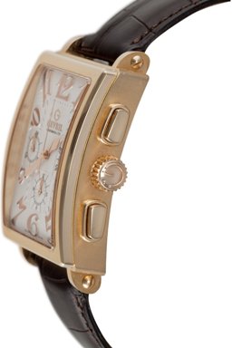 Gevril Mens 5110 Avenue of Americas Limited Edition Rose Gold Automatic Chronograph Watch - Side View